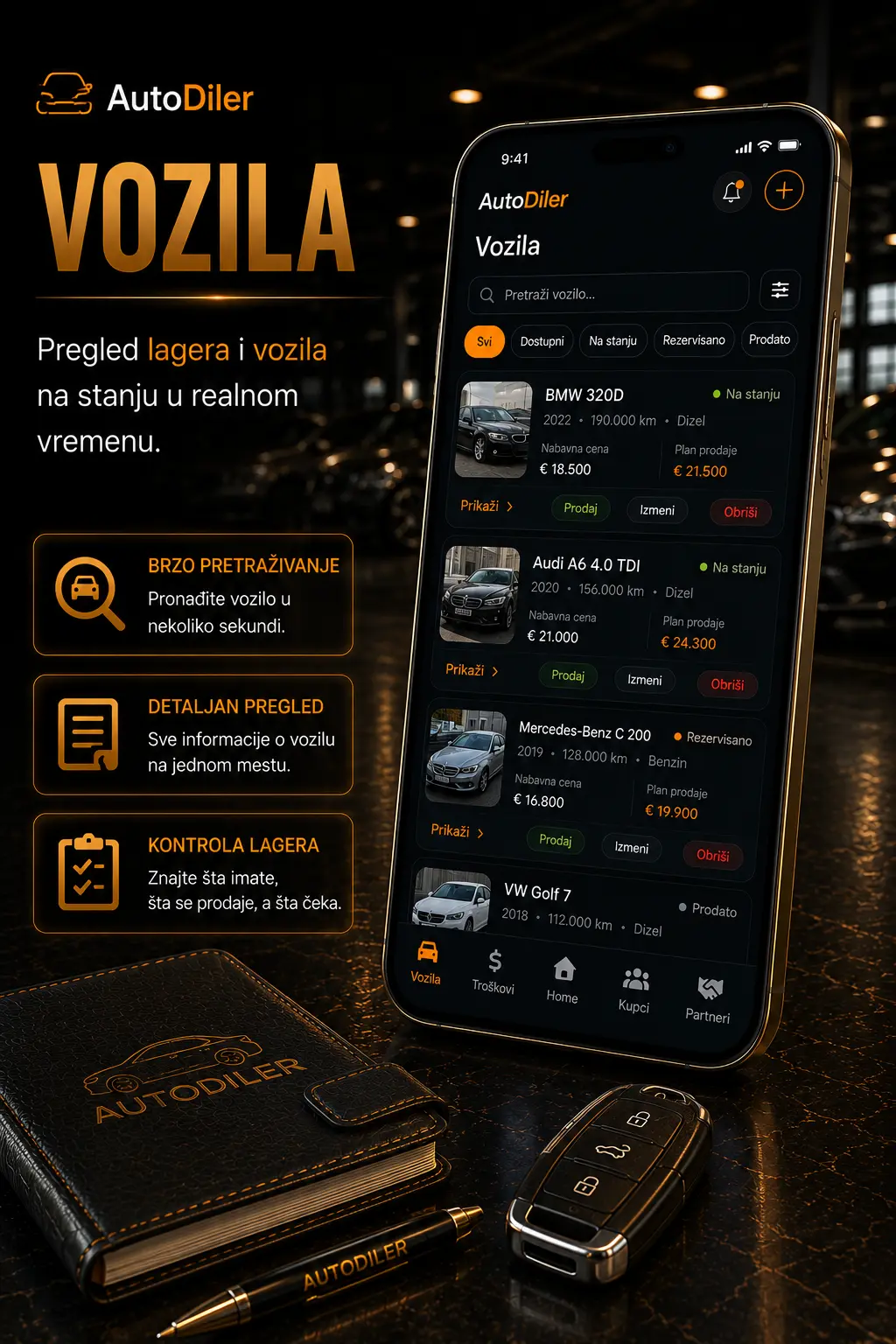 AutoDilerPro pregled vozila